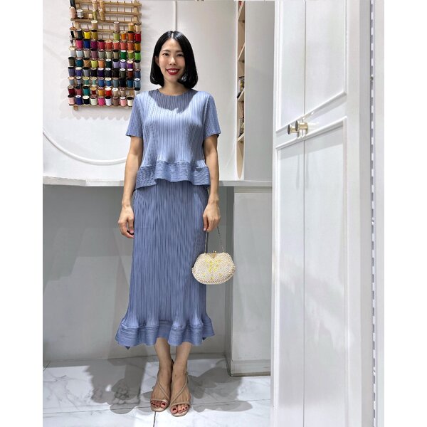 2MUAY รุ่น GJO11172P / GJO11173P เซ็ตอัดพลีท RIPPLE PLEATED SET 10 สี FREE SIZE