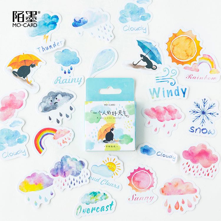 สติ๊กเกอร์กล่อง rain