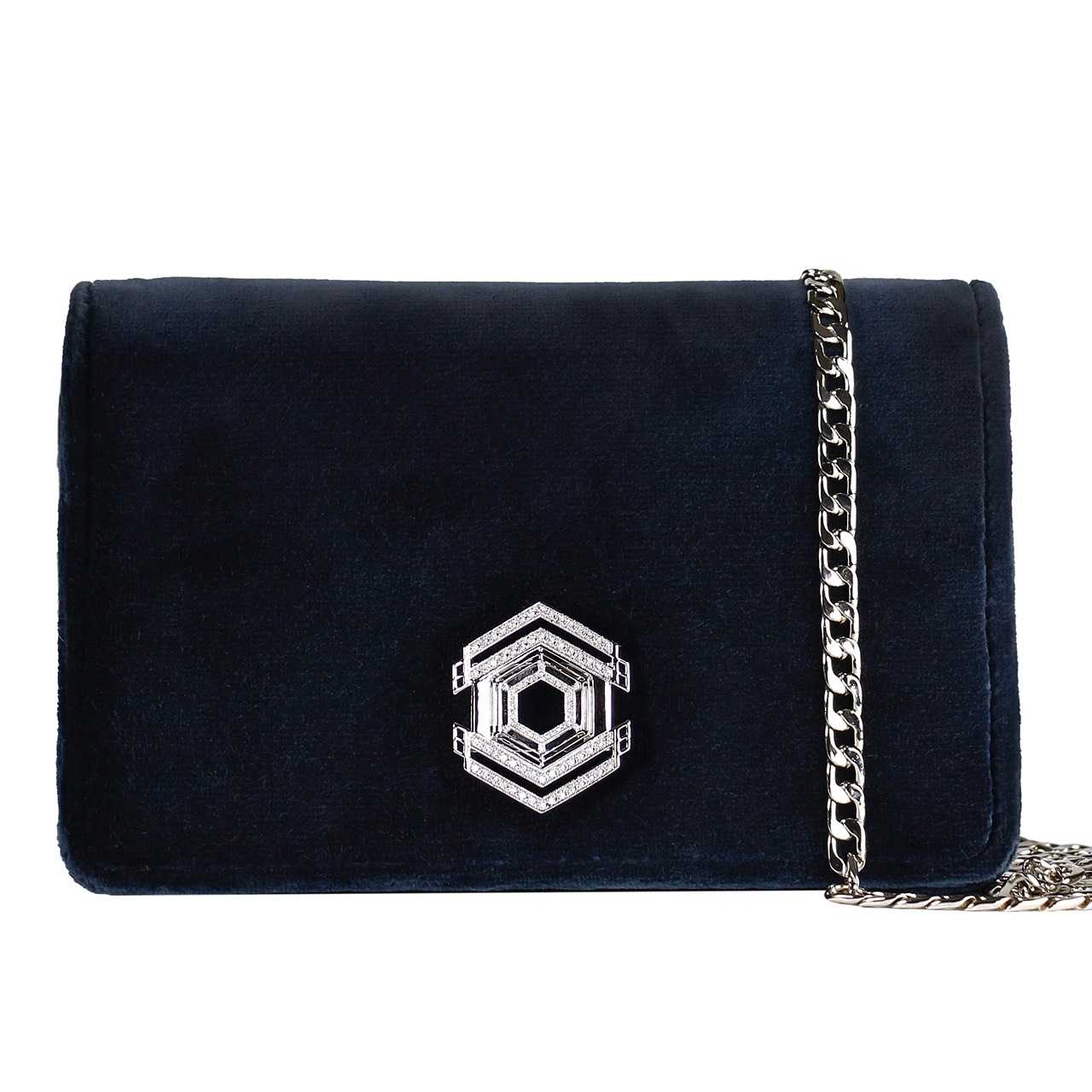 PHYA SILVIA VELVET - NAVY