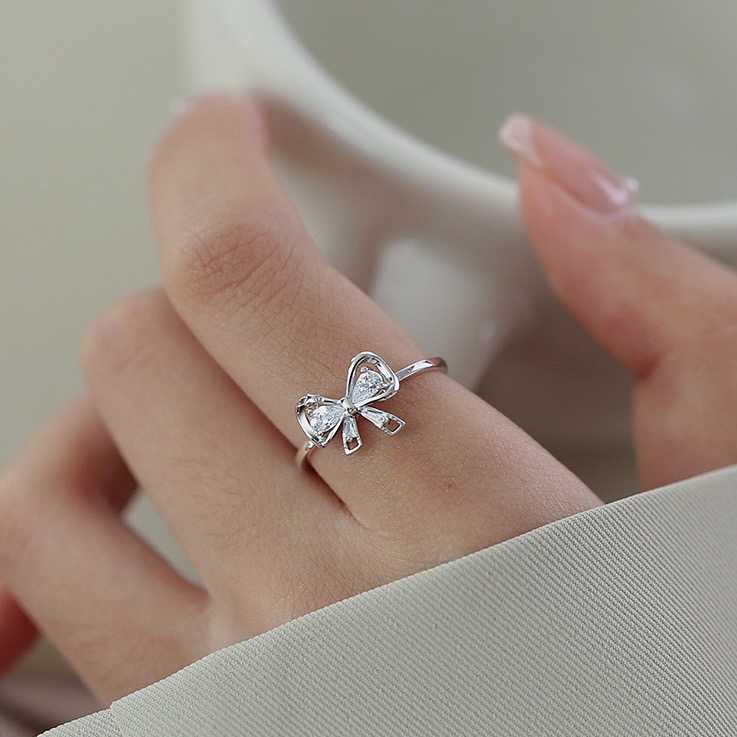 [PRE-ORDER] แหวนลายโบว์ น่ารักมาก🎀 | QF005