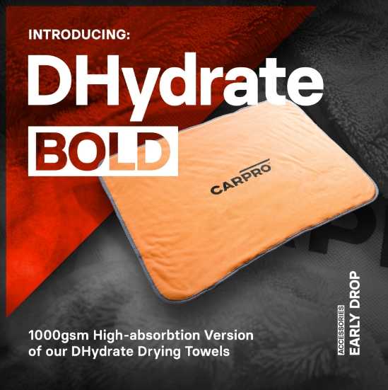 CARPRO Dhydrate dry tower MF 70x90cm 1000 gsm ผ้าไมโครไฟเบอร์หนาแน่นพิเศษ 1000 gsm