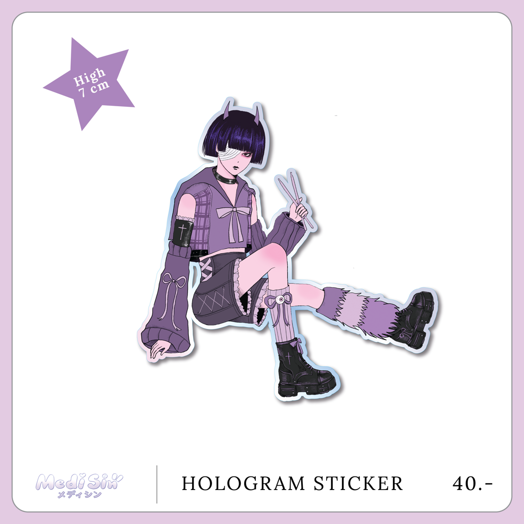 MEDISIN predebut 💿  HOLOGRAM STICKER / ANONYMOUS 