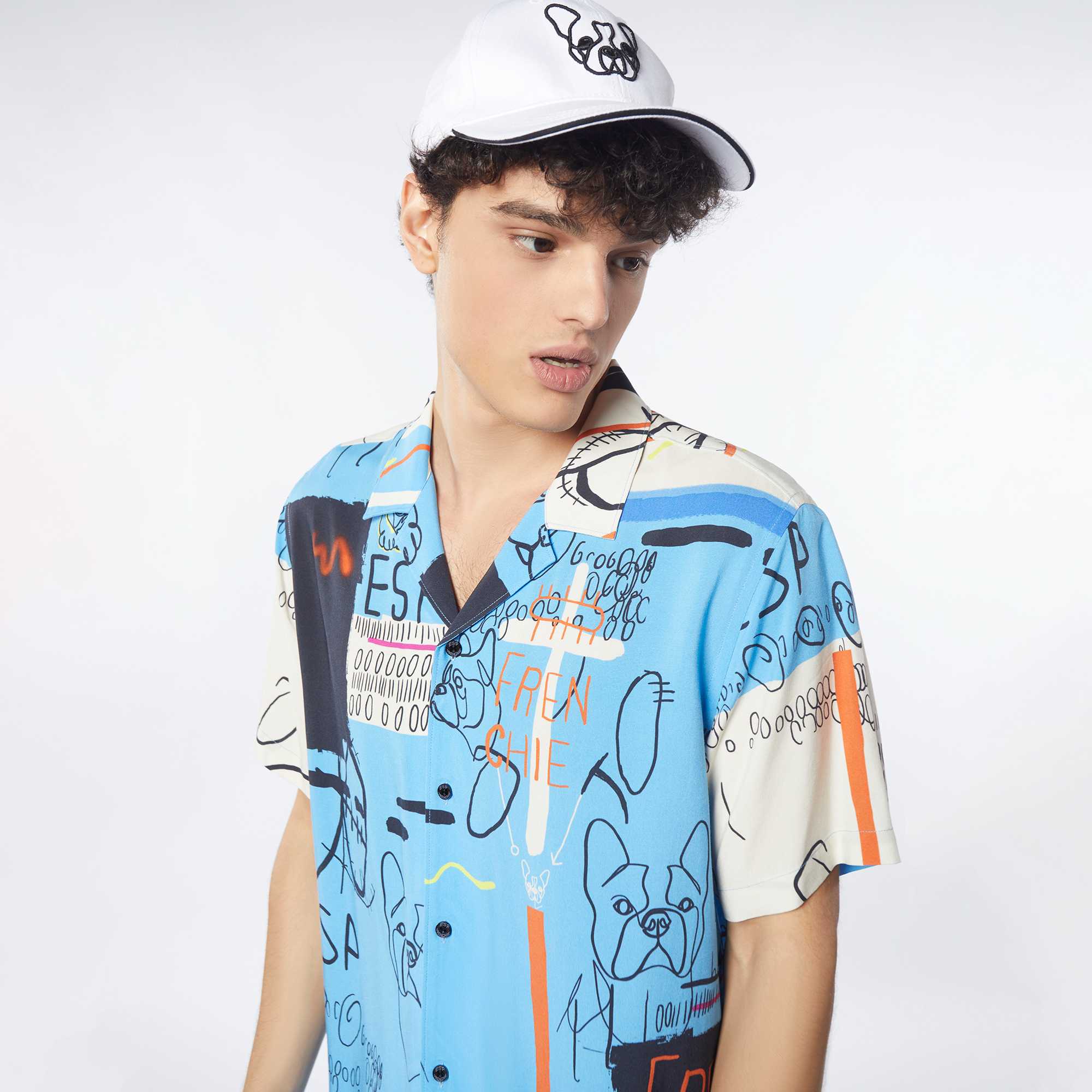 เสื้อเชิ้ตฮาวายลายเฟรนช์ชี่ | 03889