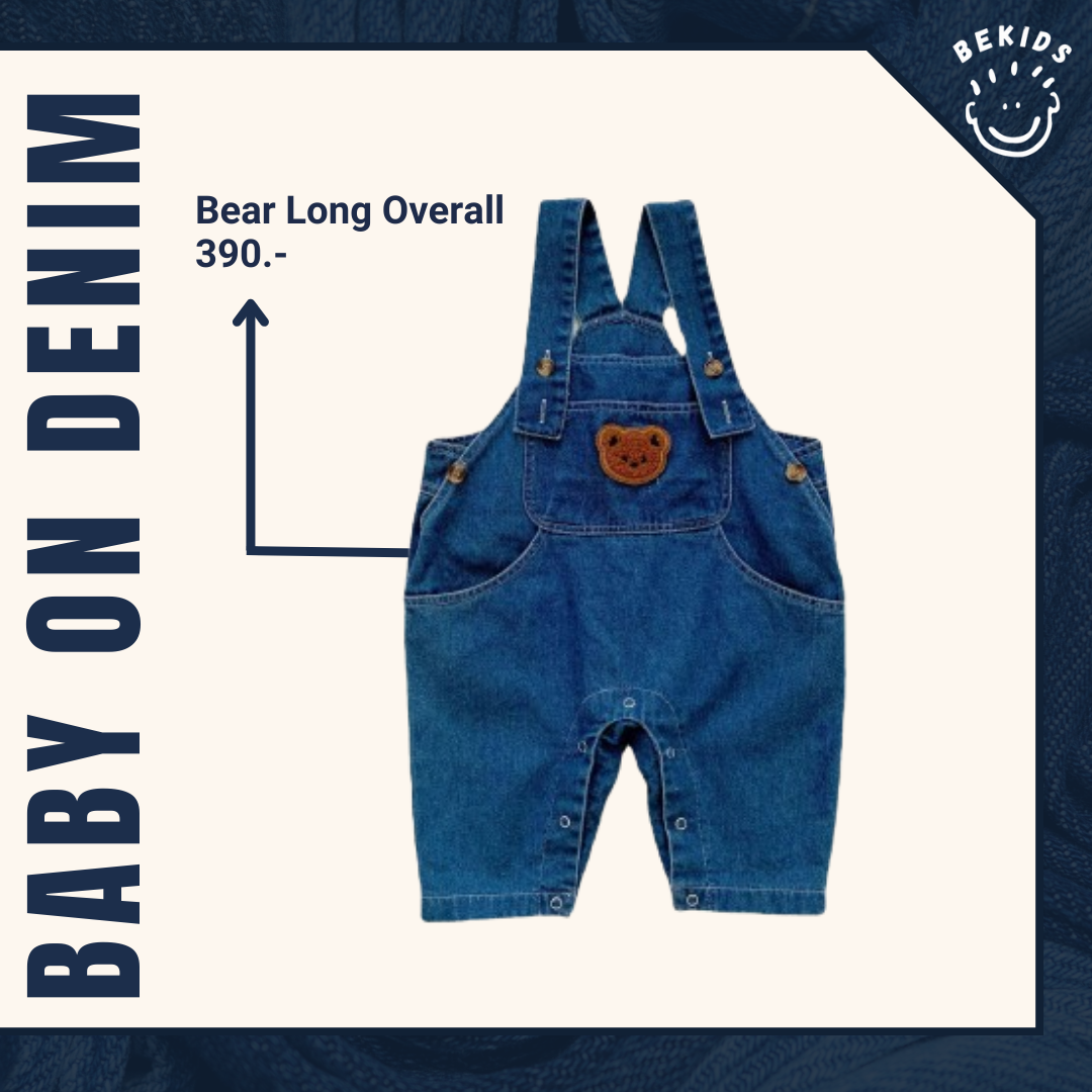 Bear Long Overall Denim