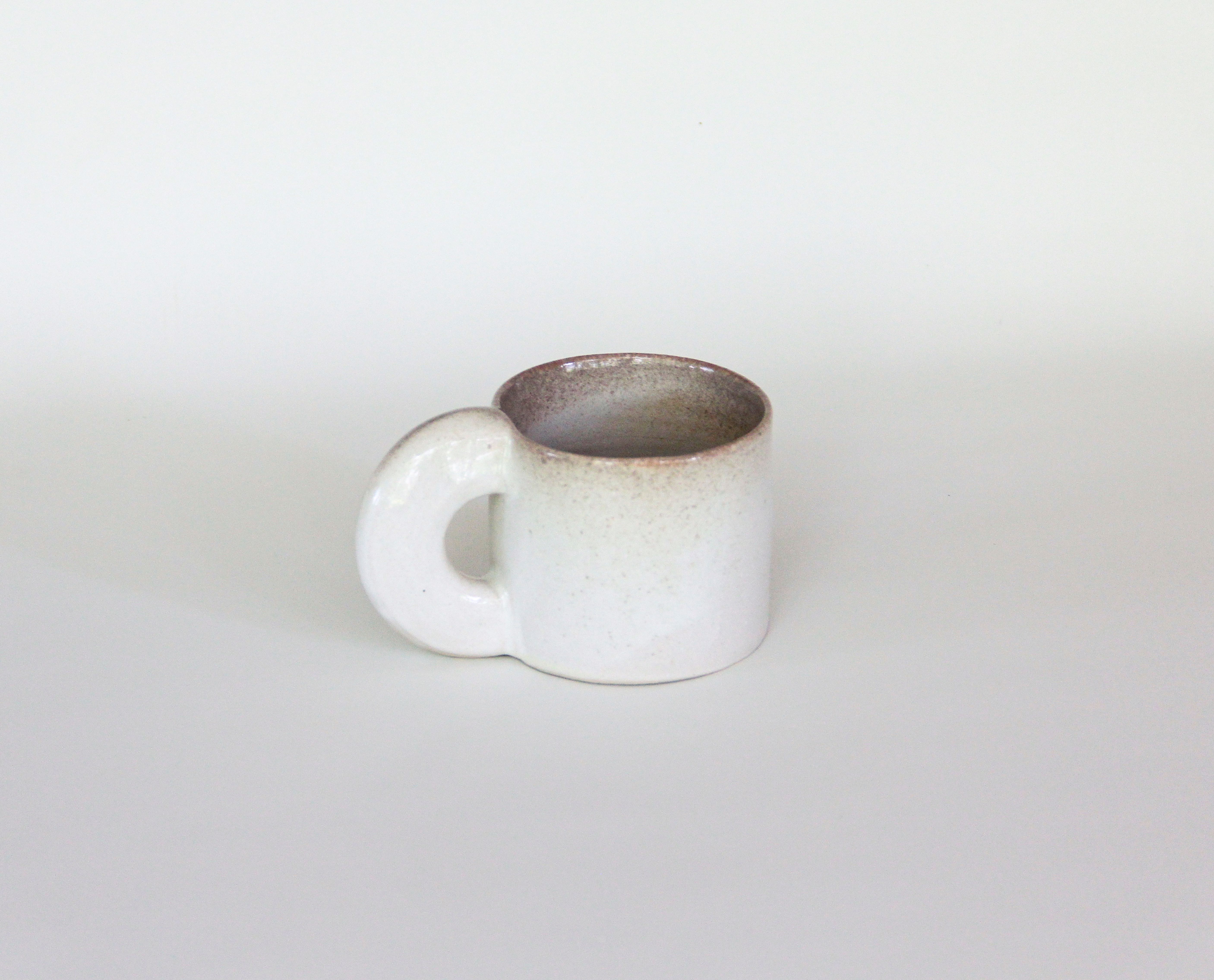 White Mouse Grey Gradient Mug