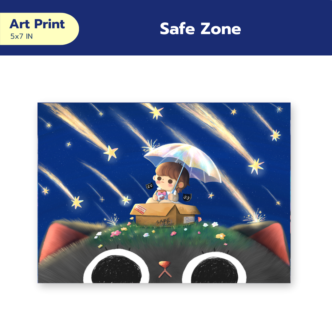 Art print 5x7 - Safe zone