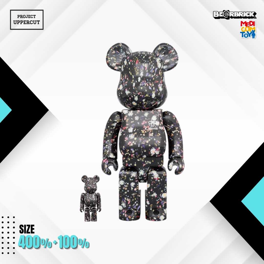 BE@RBRICK 400%+100% ANEVER - Black Ver. [New]