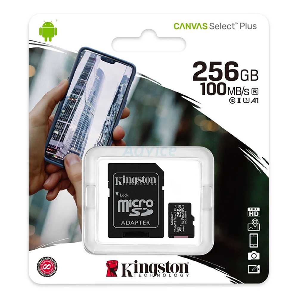 Kingston Micro SD Card เมมโมรี่การ์ด แท้ 256GB