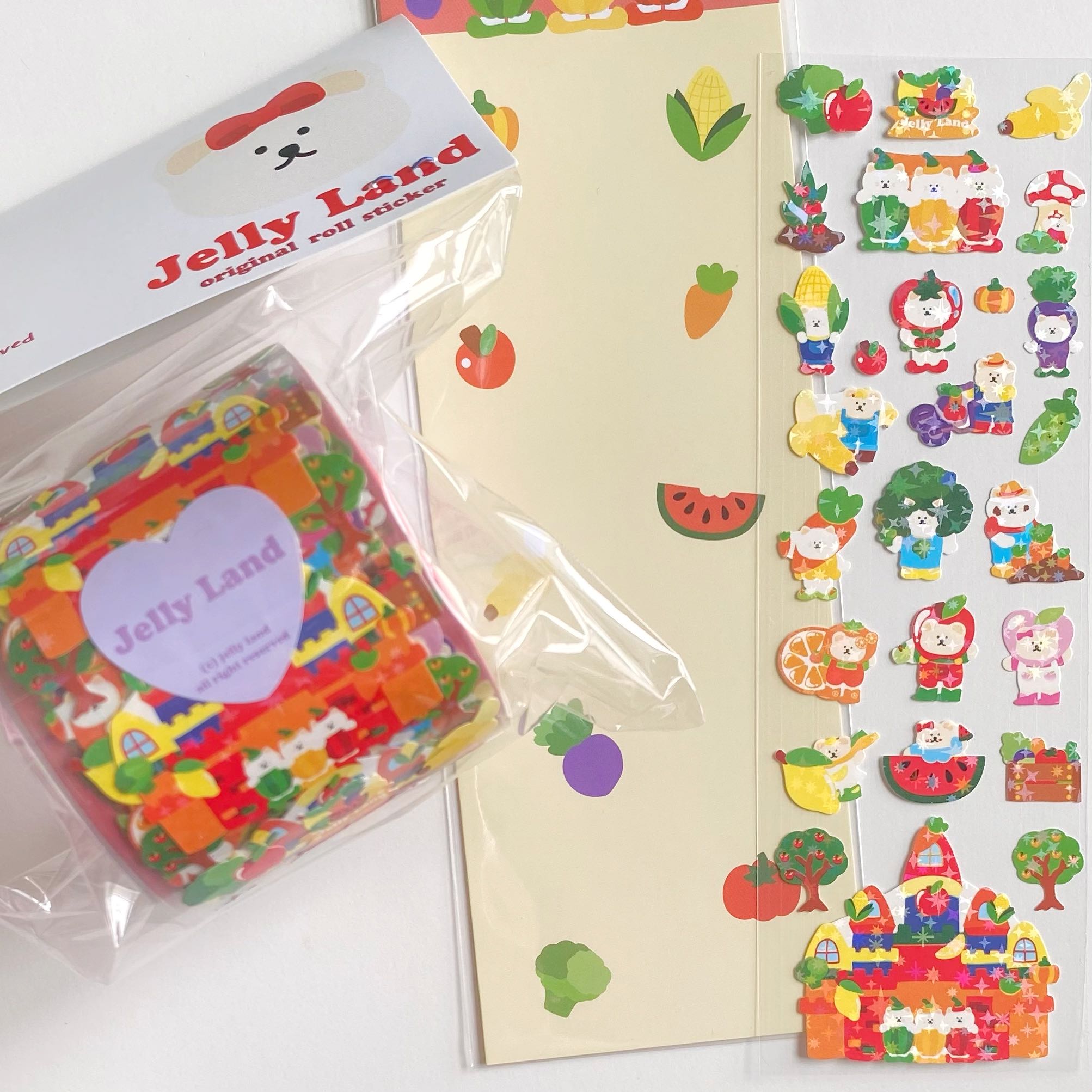 Jellyland sticker roll