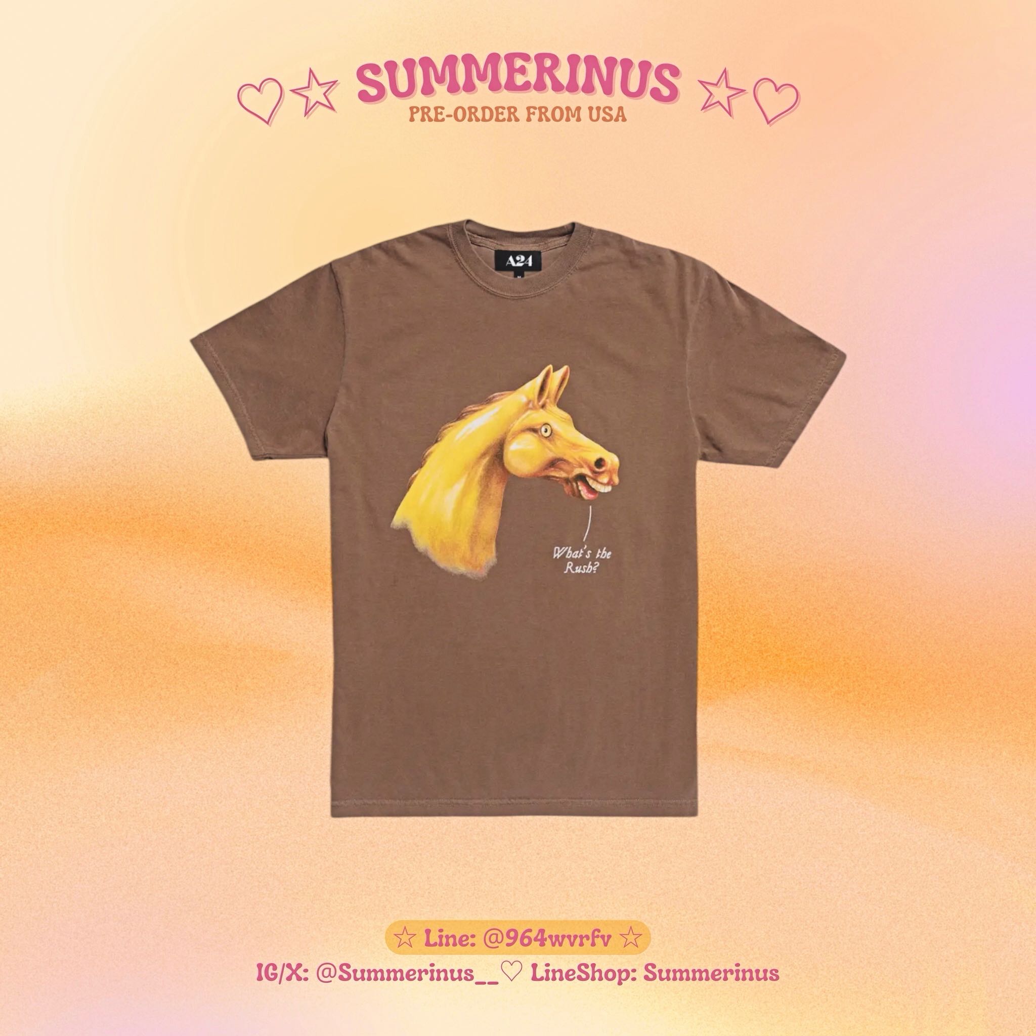 We Live In Time Carousel Horse 🐎 A24 Tee