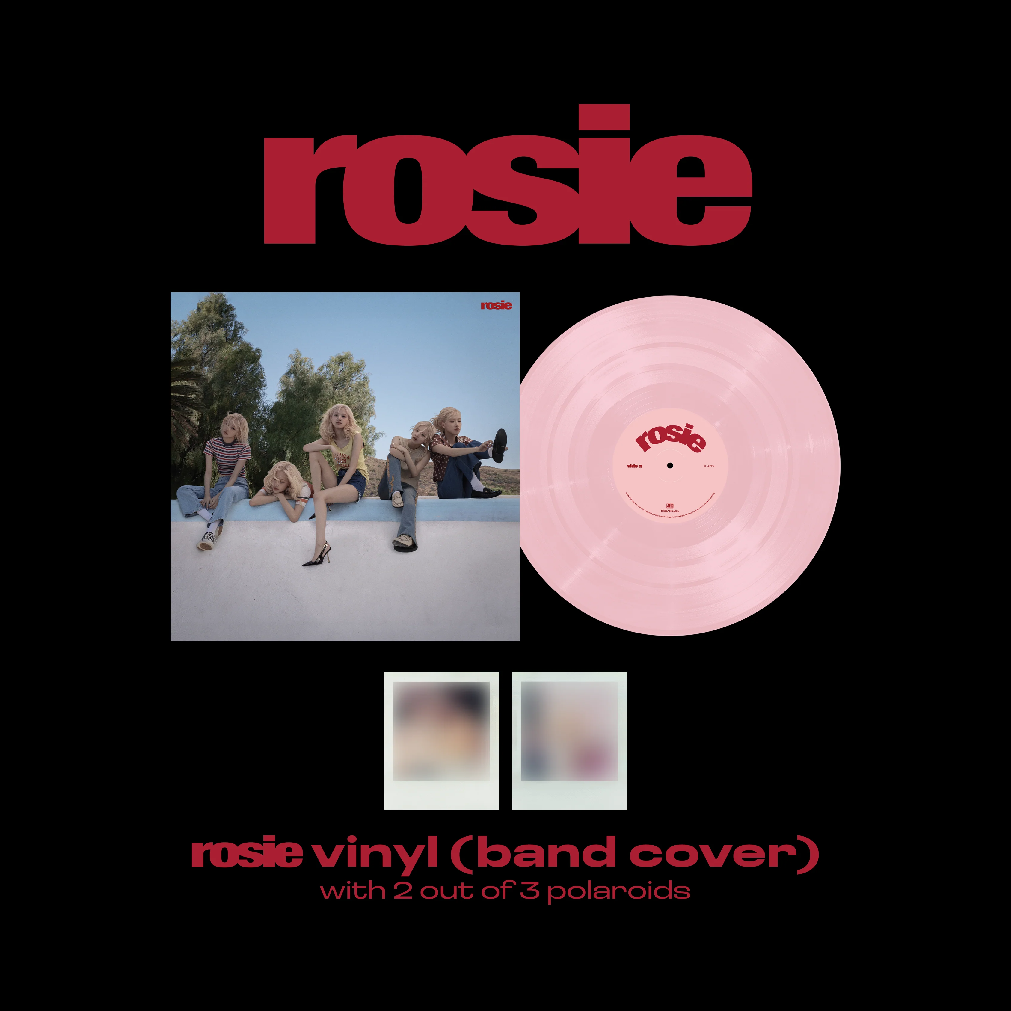 『PRE-ORDER』(Vinyl) ROSÉ「rosie vinyl (band cover)」(2024.12.06 RELEASE)