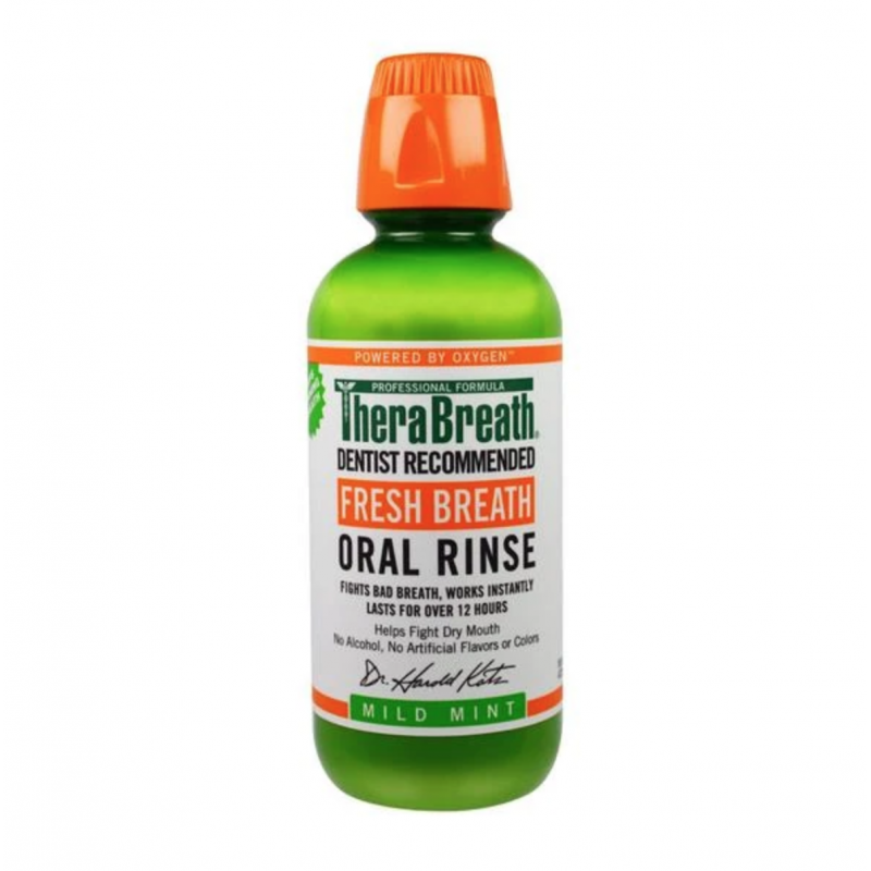 น้ำยาบ้วนปากสูตรปกติ TheraBreath Fresh Breath (Mild Mint)