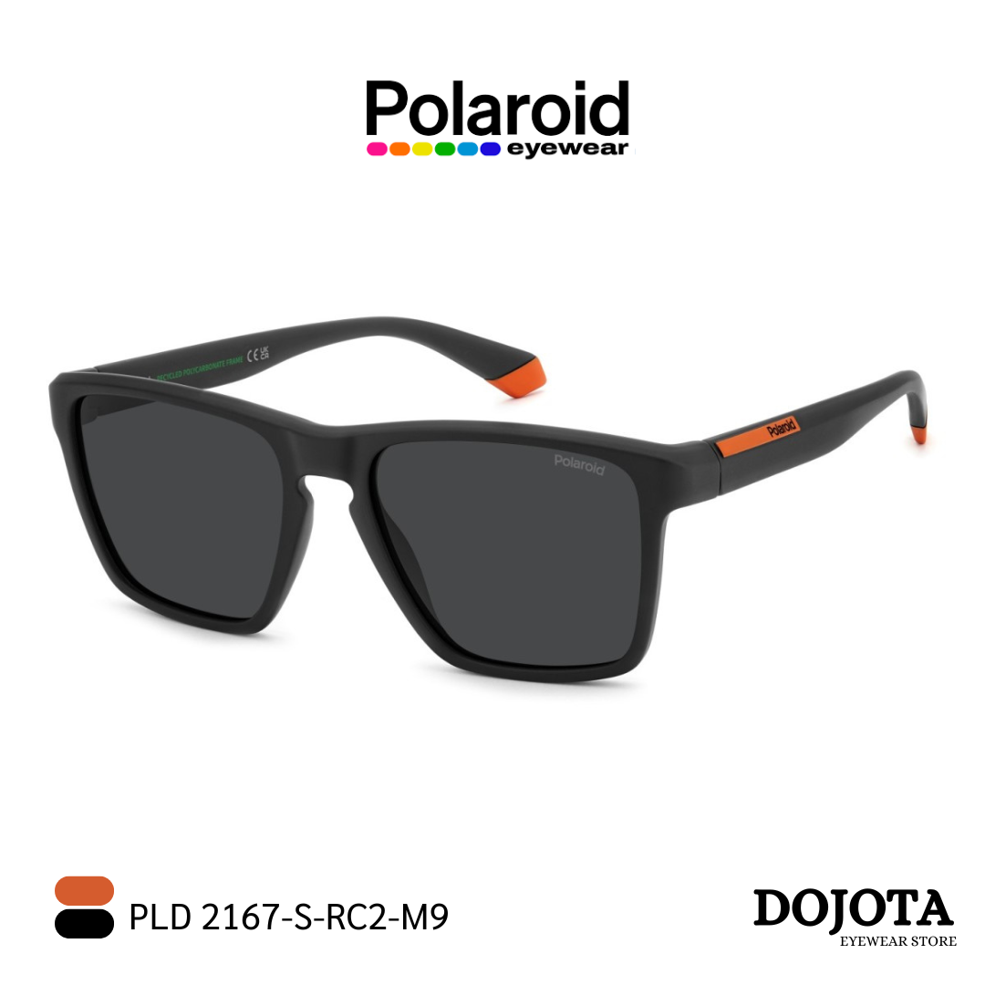แว่นกันแดด Polaroid รุ่น PLD 2167-S-RC2 สีดำด้าน Black Matt เลนส์โพลาไรซ์ ตัดแสงสะท้อน