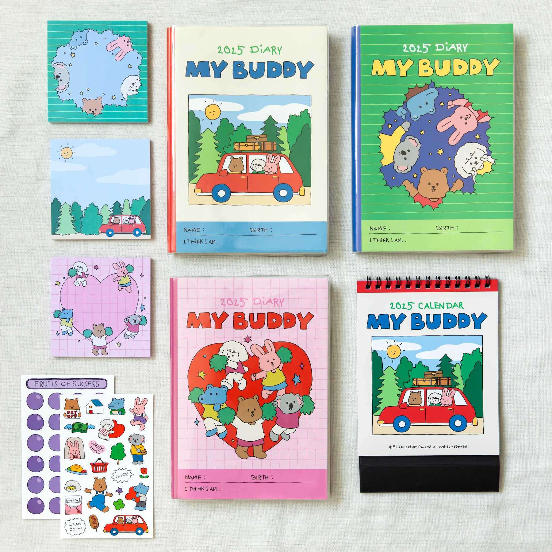 2025 My Buddy Diary ไดอารีลายน่ารักมายบัดดี้