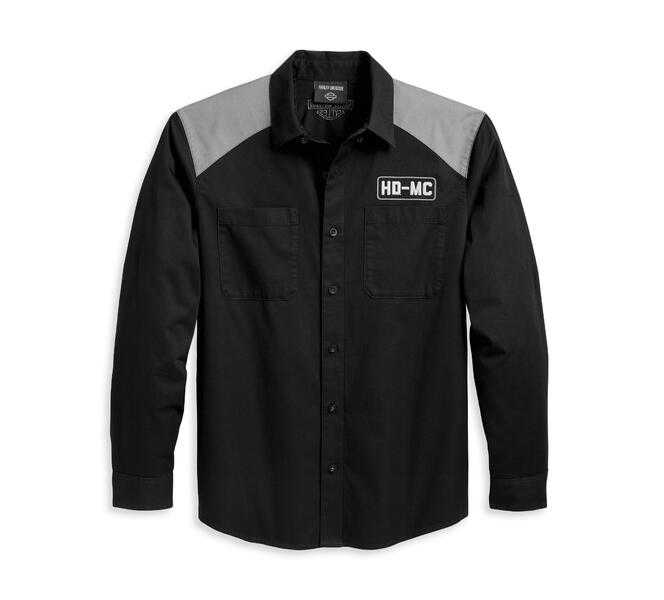 Harley-Davidson HD-MC Shirt - Color blocked เสื้อเชิต