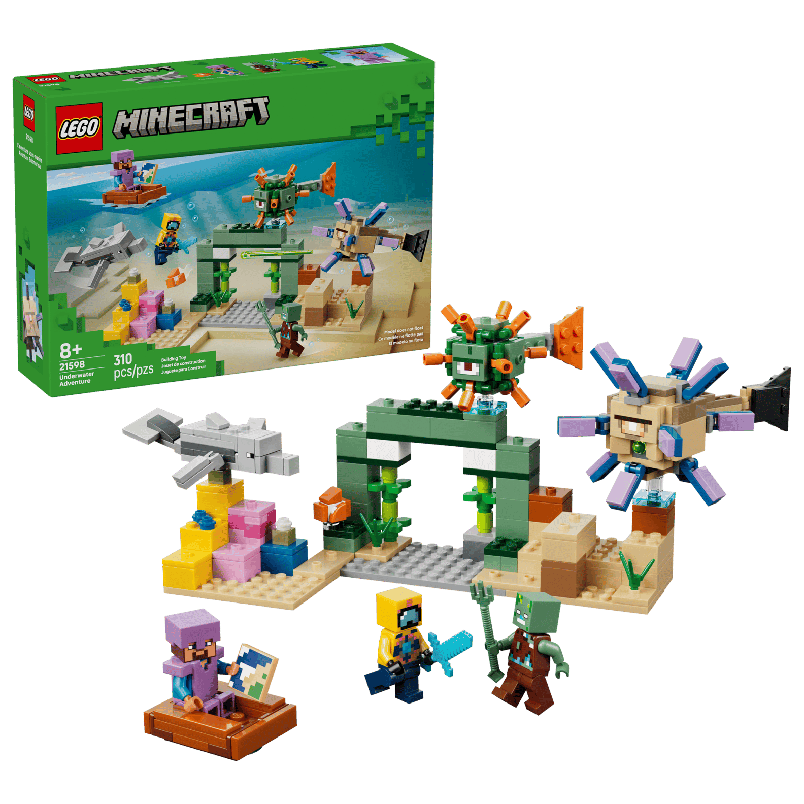 LEGO 21598 Underwater Adventure(สินค้าซื้อแล้วไม่รับเปลี่ยนคืน)