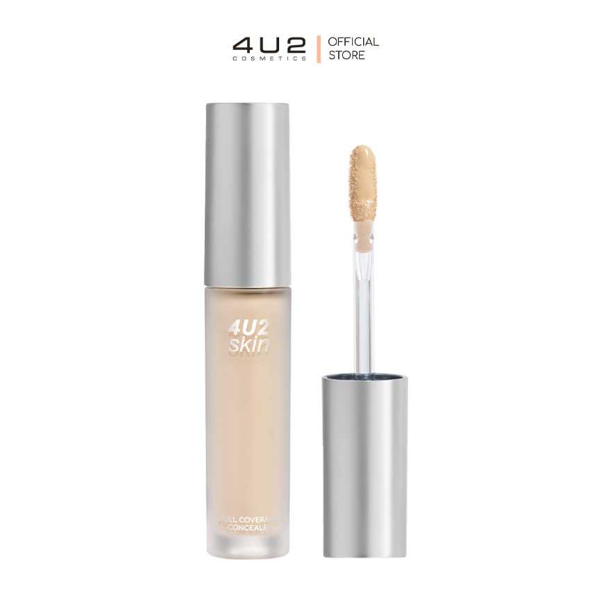 4U2 SKIN FULL COVERAGE CONCEALER - คอนซีลเลอร์ฝาเงิน