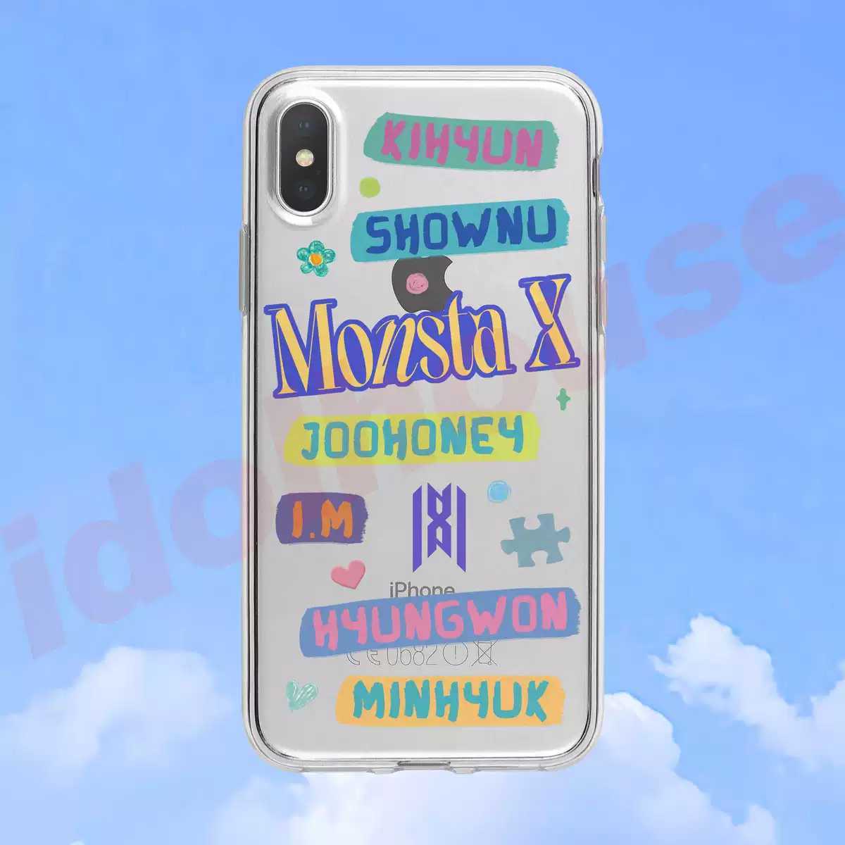[พรีออเดอร์🇨🇳]  เคสสกรีนลาย MONSTA X (ระบุรุ่นช่องหมายเหตุ)