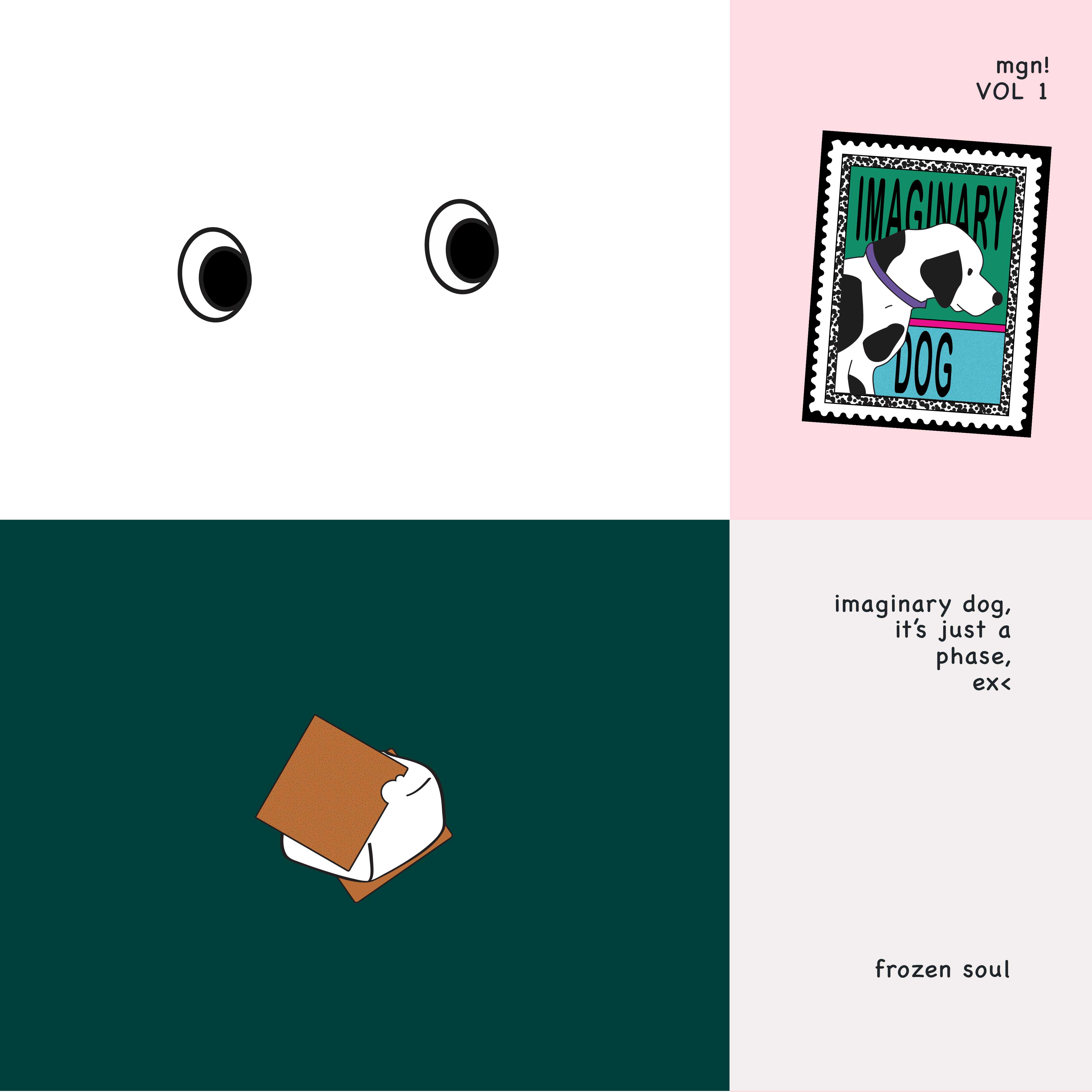 STICKER: imaginary dog