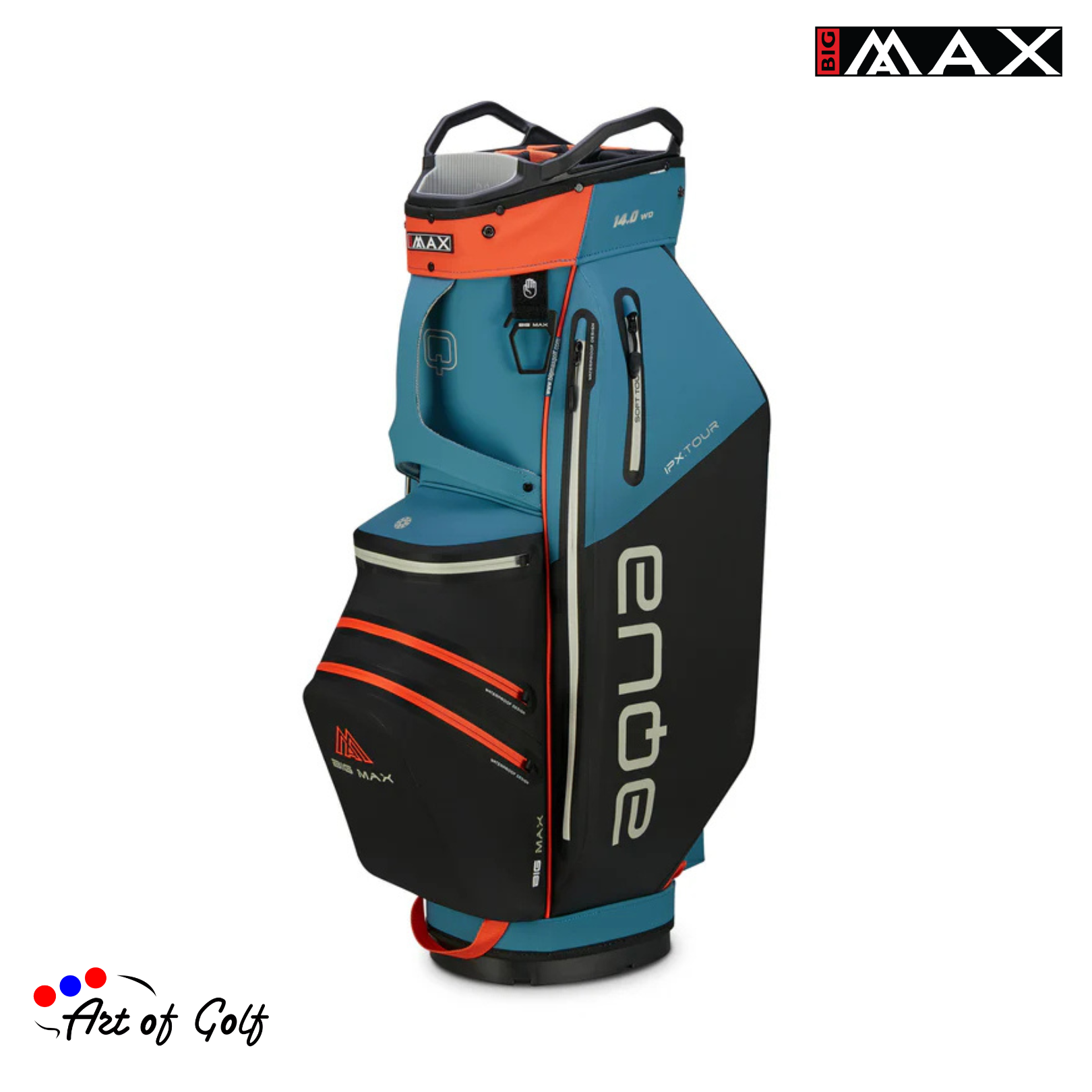 ถุงกอล์ฟ Big Max AQUA IPX.Tour - Blue/Black/Orange