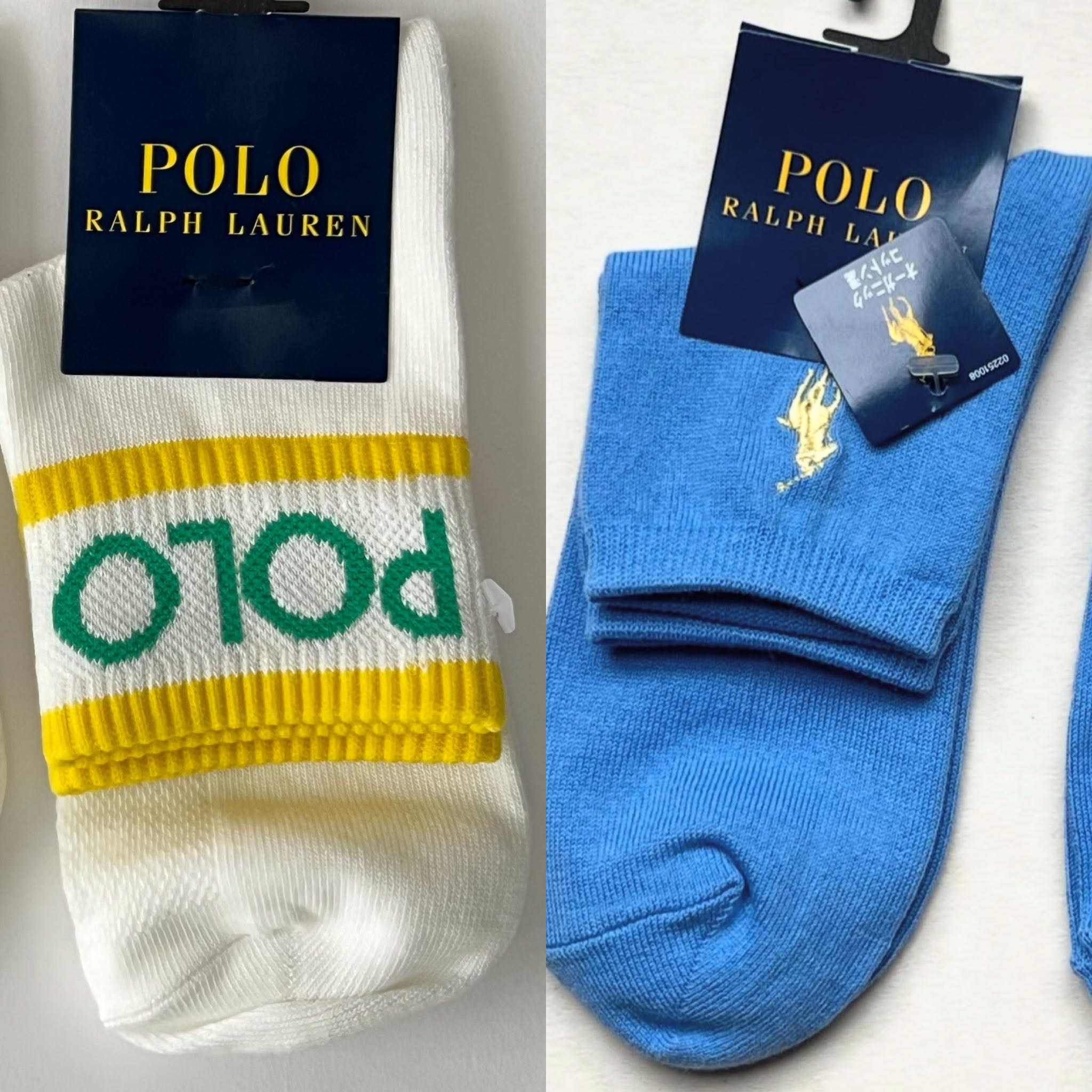 🇯🇵Polo Ralph Lauren Socks   ถุงเท้าสำหรับสาวๆ หรือ เต็กโตนะคะ  ขนาด 23-25 cm 