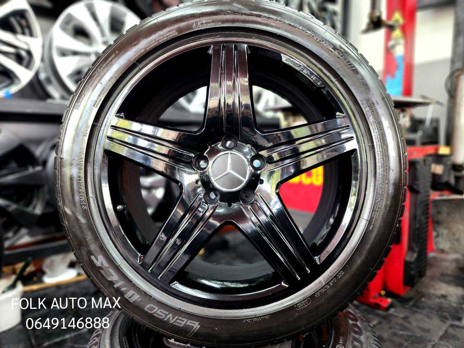 ล้อ Mercedes Benz CLA 250 amg ขอบ 18 ล้อสภาพสวยไม่มีรอย กว้าง8 ET48 10121067  9514867  96201067