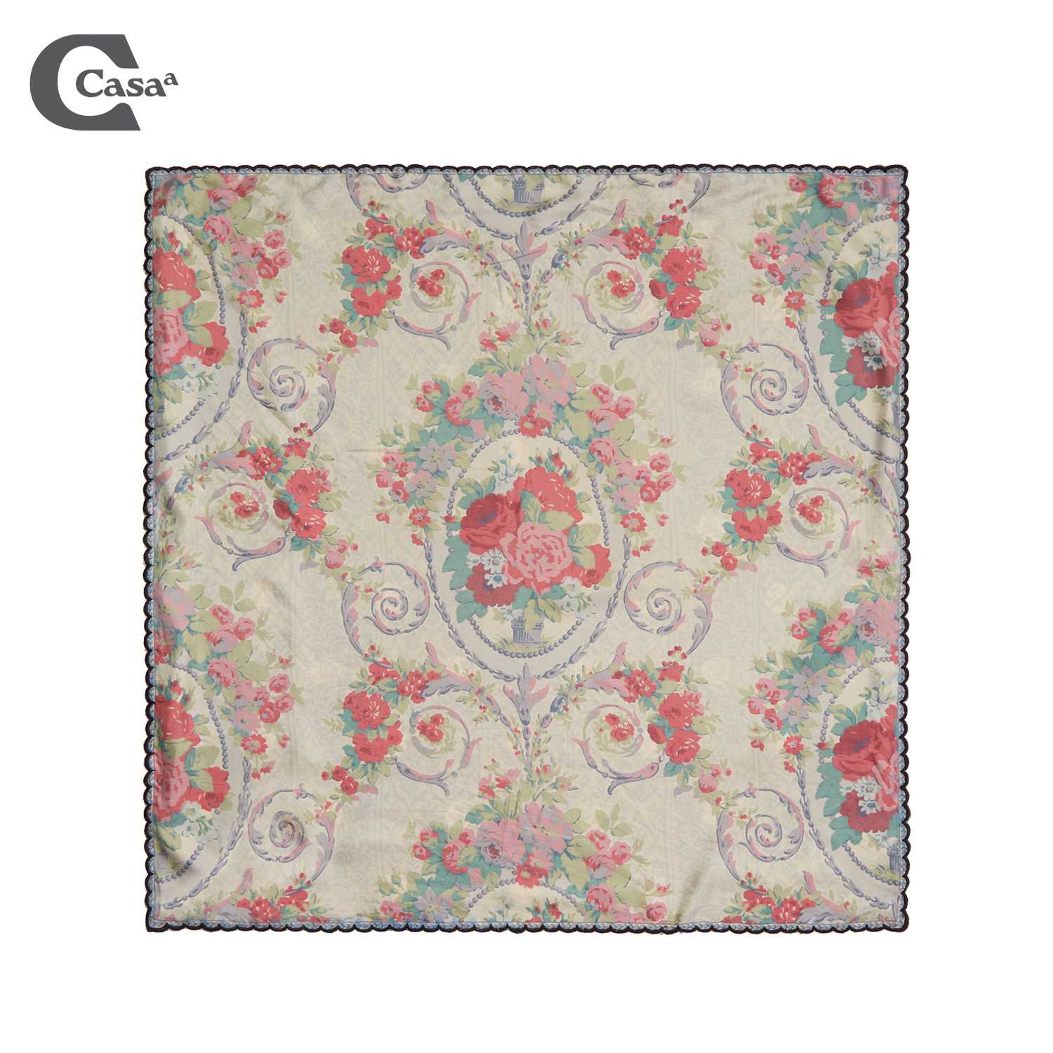 POLKADOT DOUBLE SIDED SCARF (BLACK) NO.8