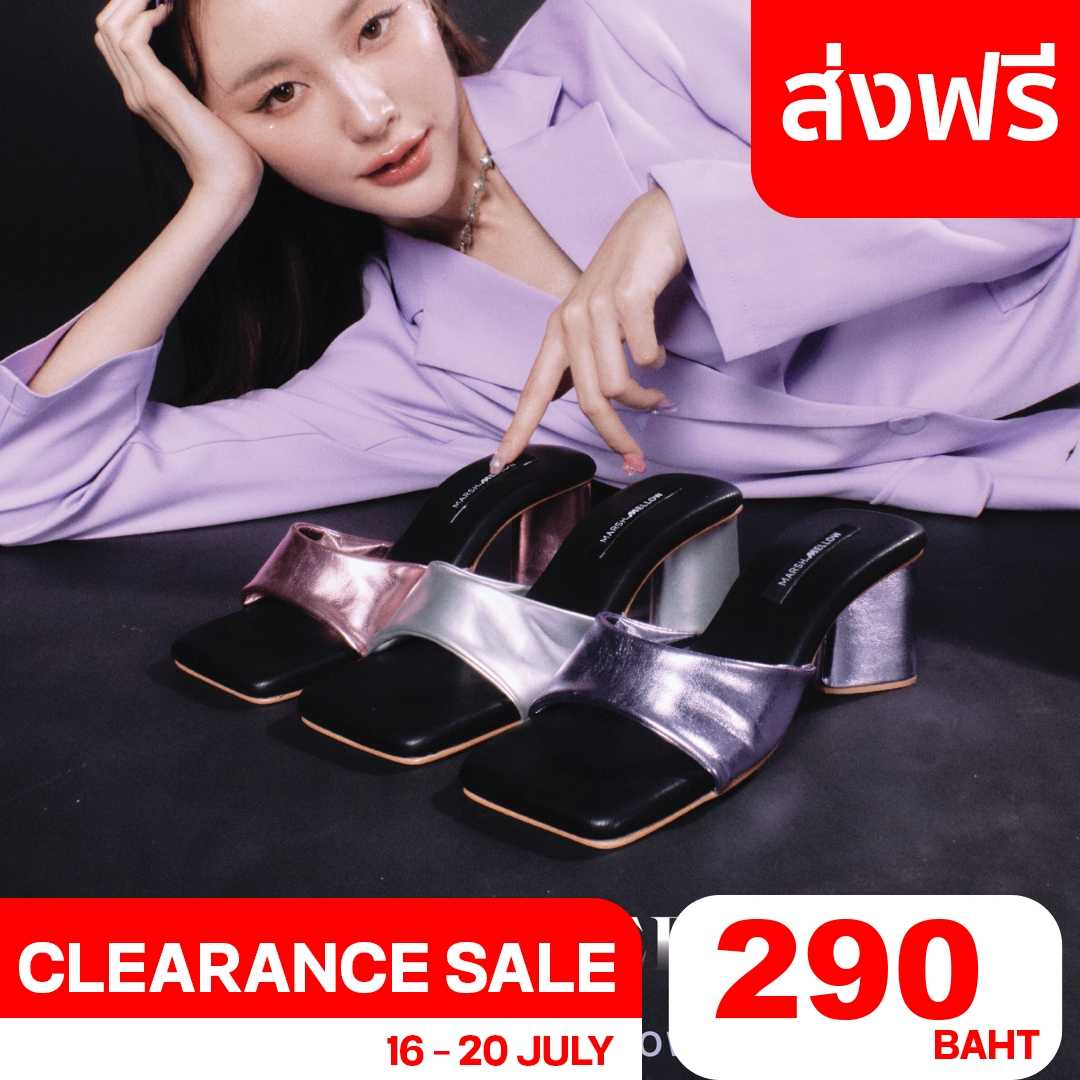 EVER HEELS METALLIC รองเท้าส้นสูง 2.5 นิ้ว ใส่สวยเสริมบุคลิคภาพแน่นอน