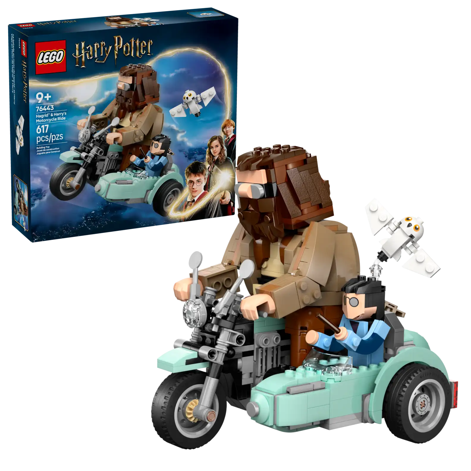 LEGO 76443 Hagrid™ & Harry's Motorcycle..(สินค้าซื้อแล้วไม่รับเปลี่ยนคืน)