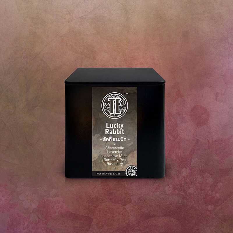 TE Lucky Rabbit สมุนไพรเบลนด์ดอกลาเวนเดอร์ คาโมมายล์ เปปเปอร์มิ้นท์ โรสแมรี่และดอกอัญชัน แบรนด์ ที่