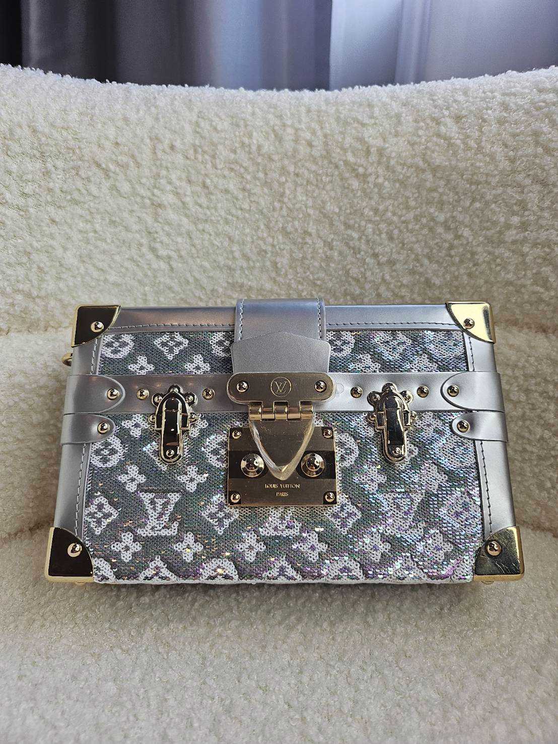 Unused Louis Vuitton Petite Malle Limited in Gray