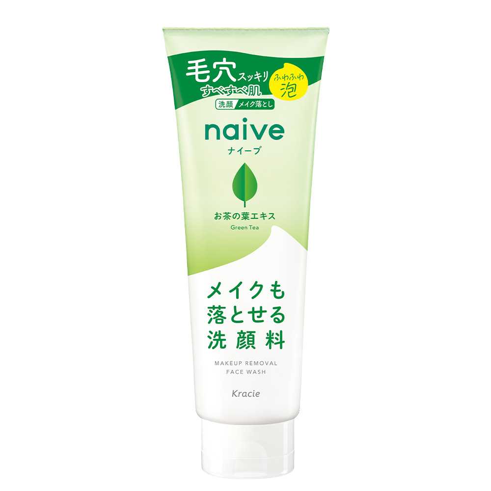 NAIVE MAKEUP REMOVAL FACE WASH FOAM (TEA) 200 G/ โฟมล้างเครื่องสำอาง ทำความสะอาดผิวหน้า  ใบชา