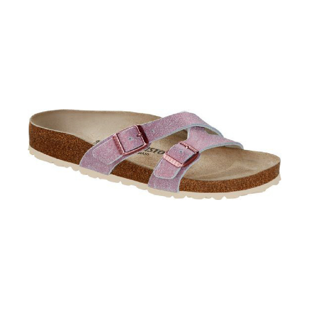 Birkenstock รองเท้าแตะ ผู้หญิง รุ่น Yao สี Washed Metallic Old Rose - 1015851 (regular)