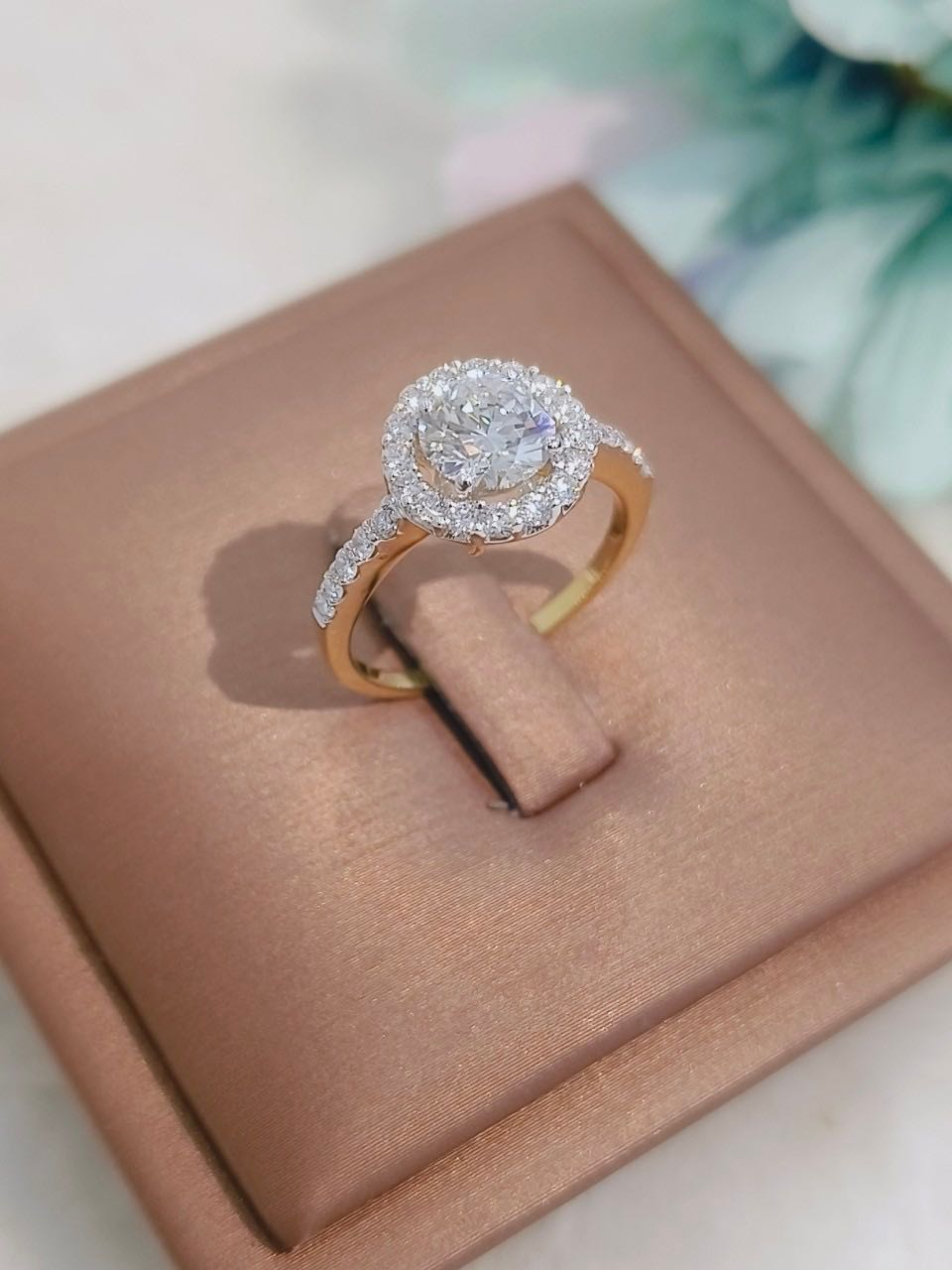 แหวน LG 1.48ct เพชรยอด 1 กะรัต น้ำ 100 