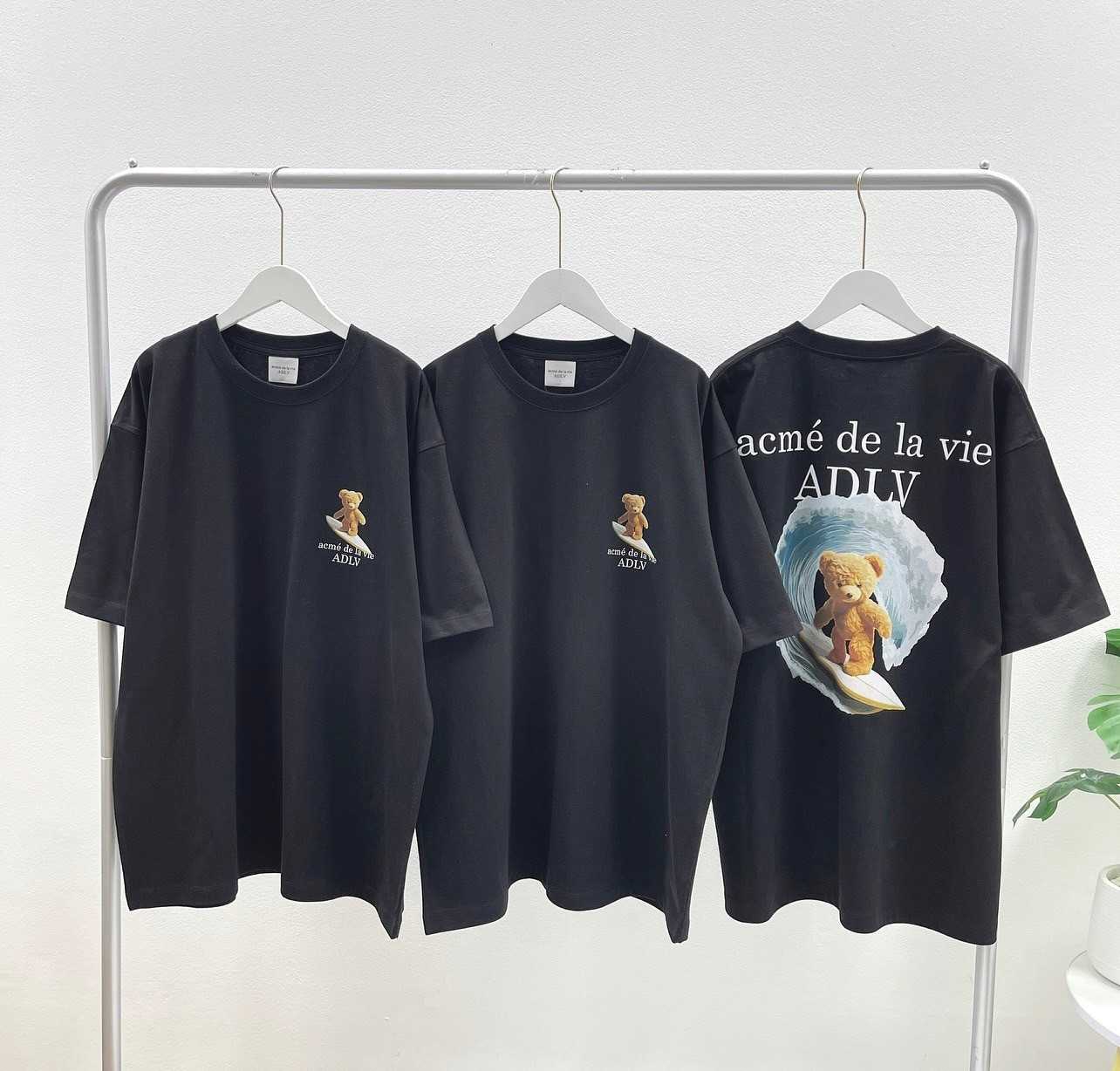 ADLV Surf Bear T-Shirt (Black)