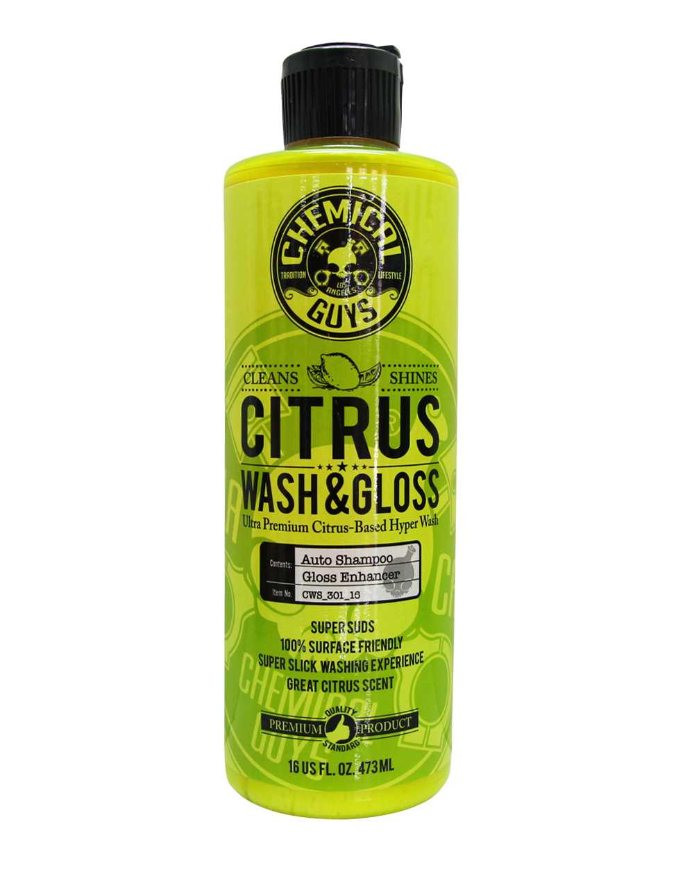 Chemical Guys - Citrus Wash Gloss แชมพูล้างรถ (16oz) (ขวดแท้)