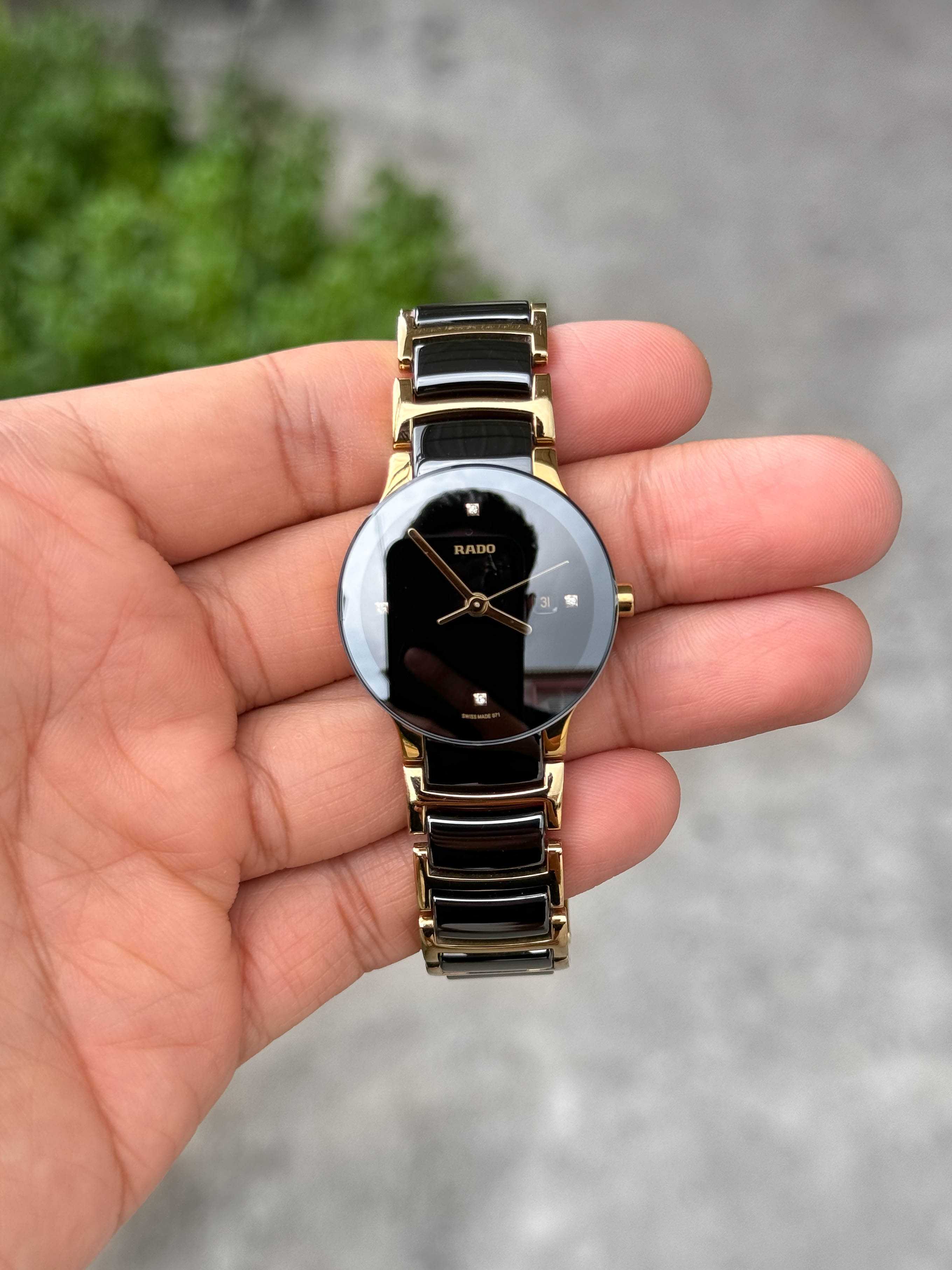 Rado Centrix Ceramic Diamond Lady Size Quartz 2tone