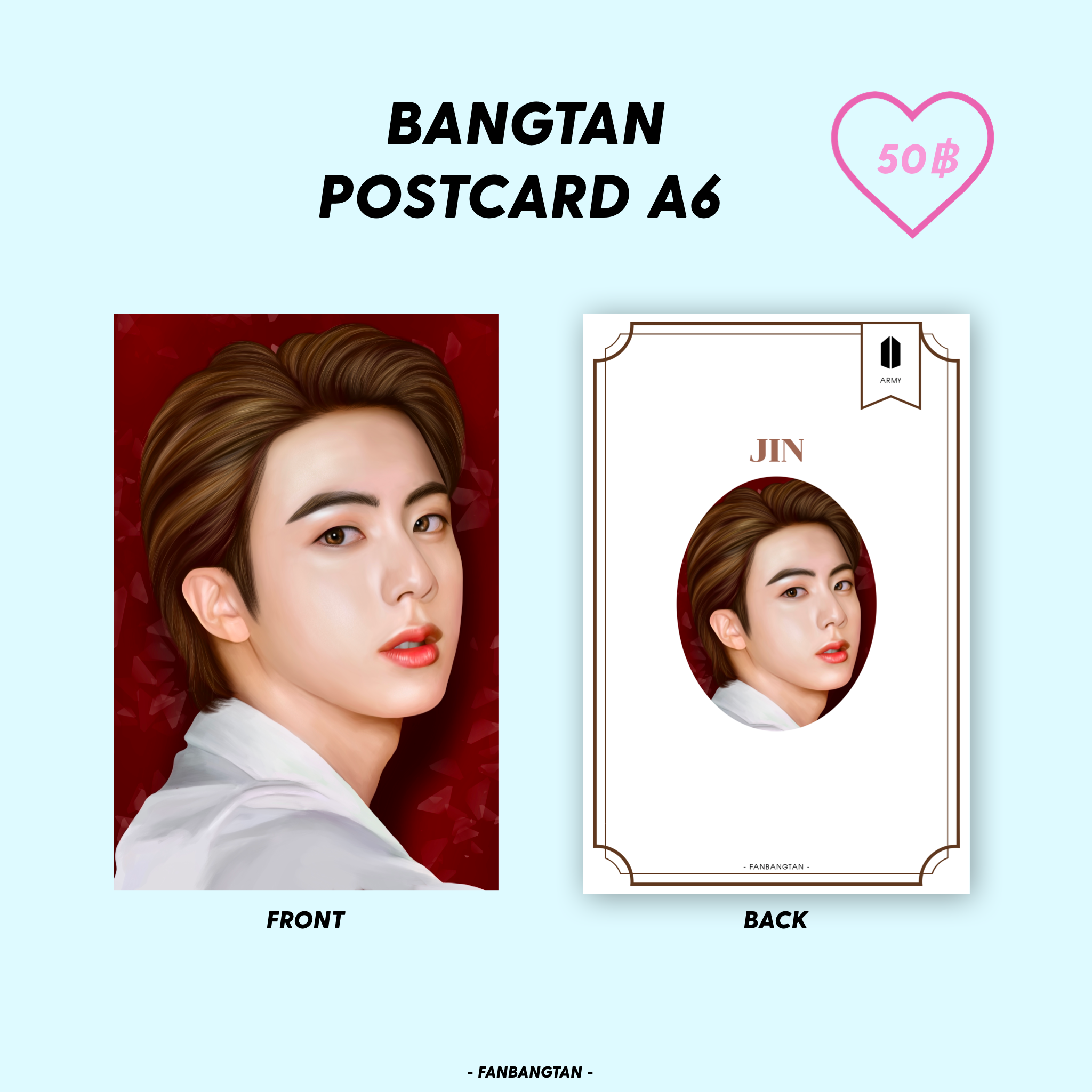 JIN Butter 🧈 Postcard