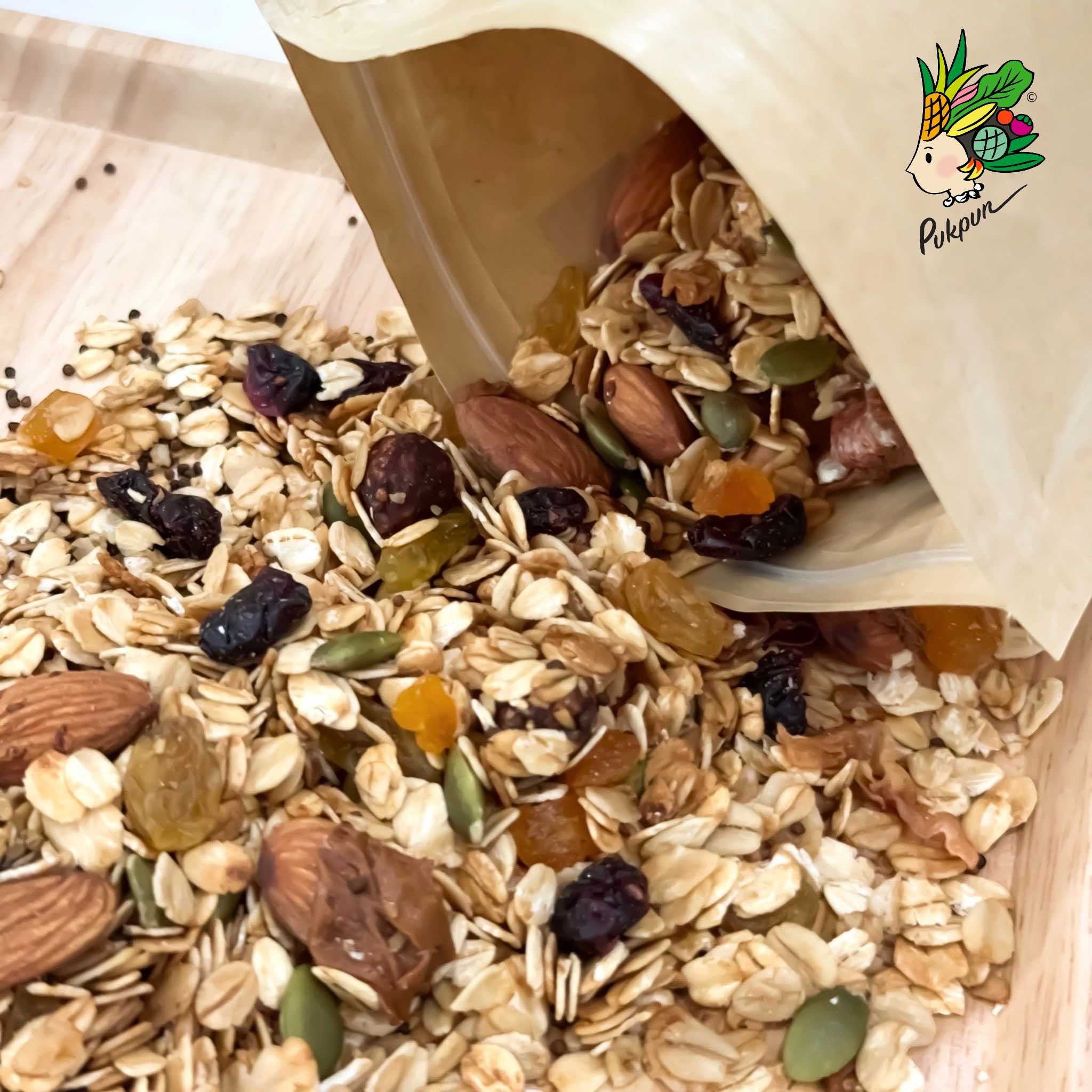 ((รอบส่ง 19 มิ.ย.)) Pukpun Granola กราโนล่าอร่อยเสียคน