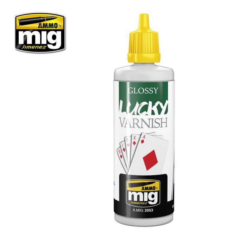 AMIG2053 GLOSSY LUCKY VARNISH (BIG 60 ML SIZE)