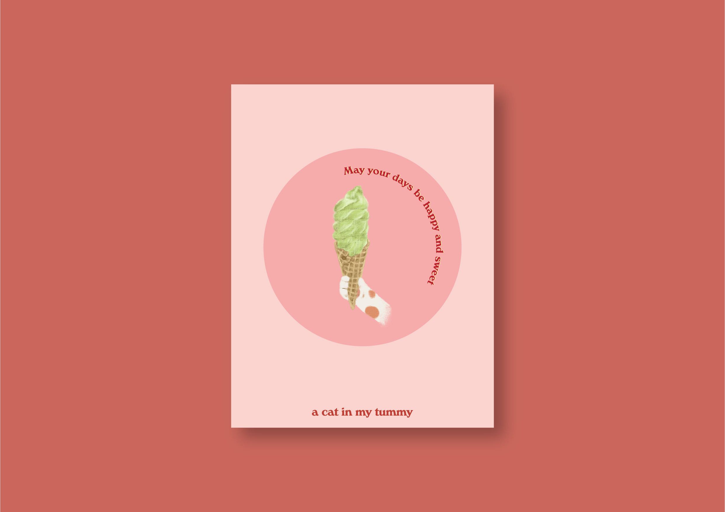 Be Happy and Sweet Sticker