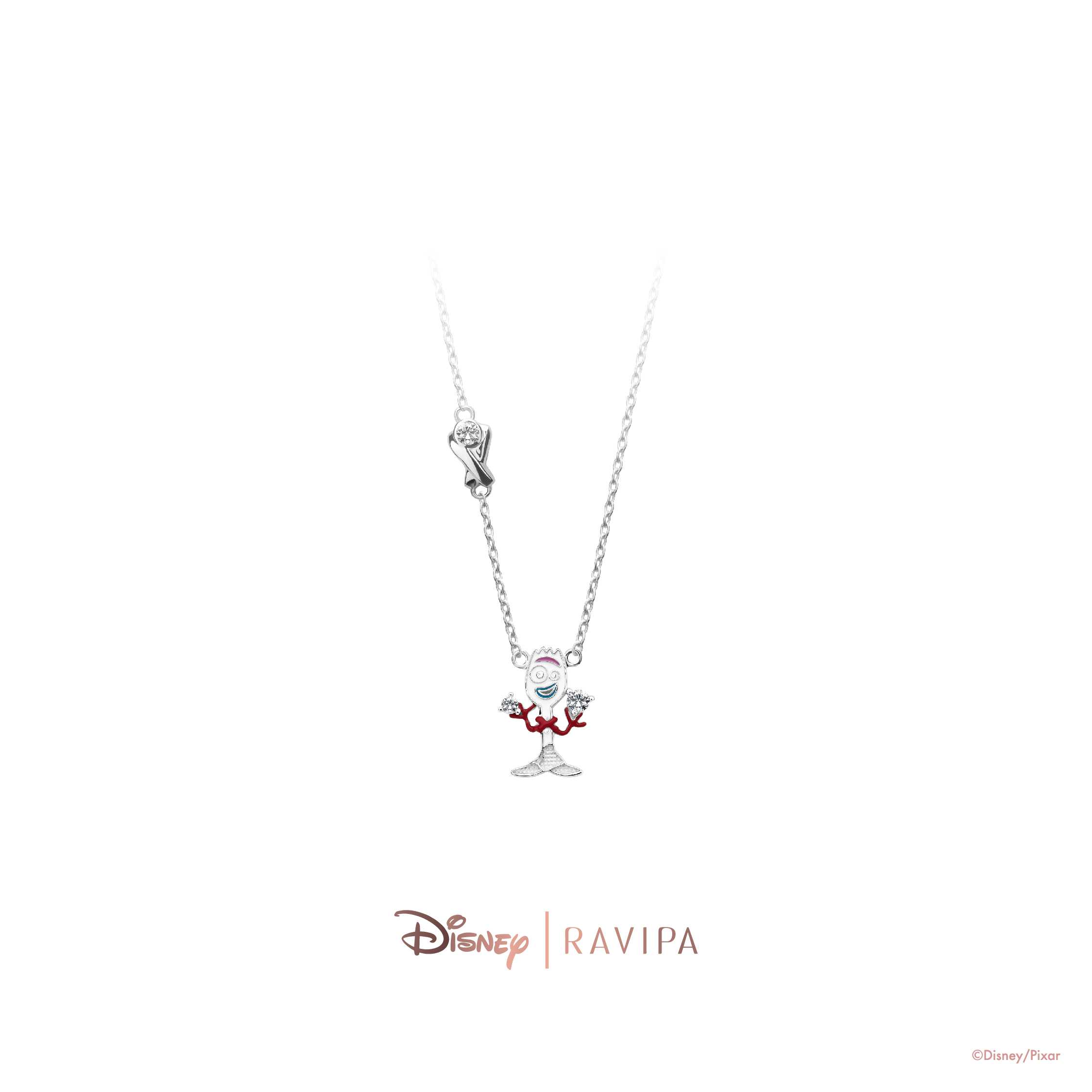 Silver Forky Necklace