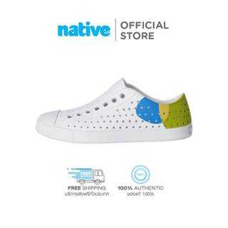Nativeรองเท้ากันน้ำผู้ใหญ่EVAรุ่นJeffersonWanderfoamBlockShellWhite/Shell White/Seaweed Pollen Dot