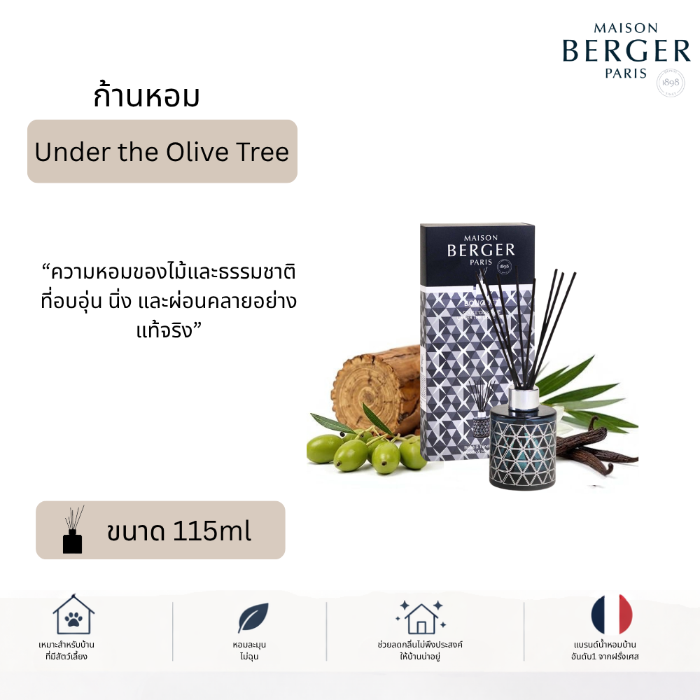 Scented Bouquet Geode Bleu ก้านกระจายความหอมกลิ่น อันเดอะ ดิ โอลีฟ ทรี