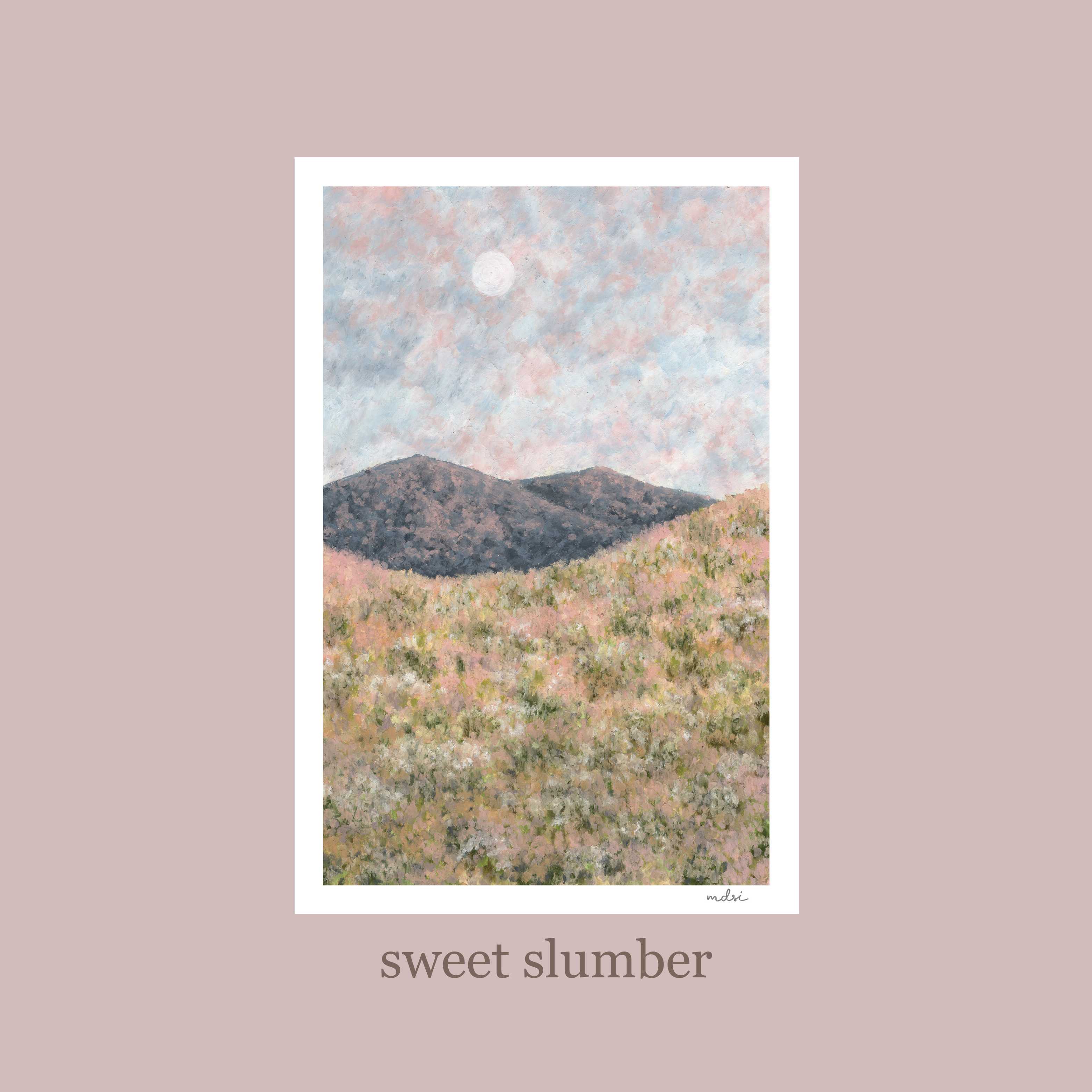 sweet slumber postcard