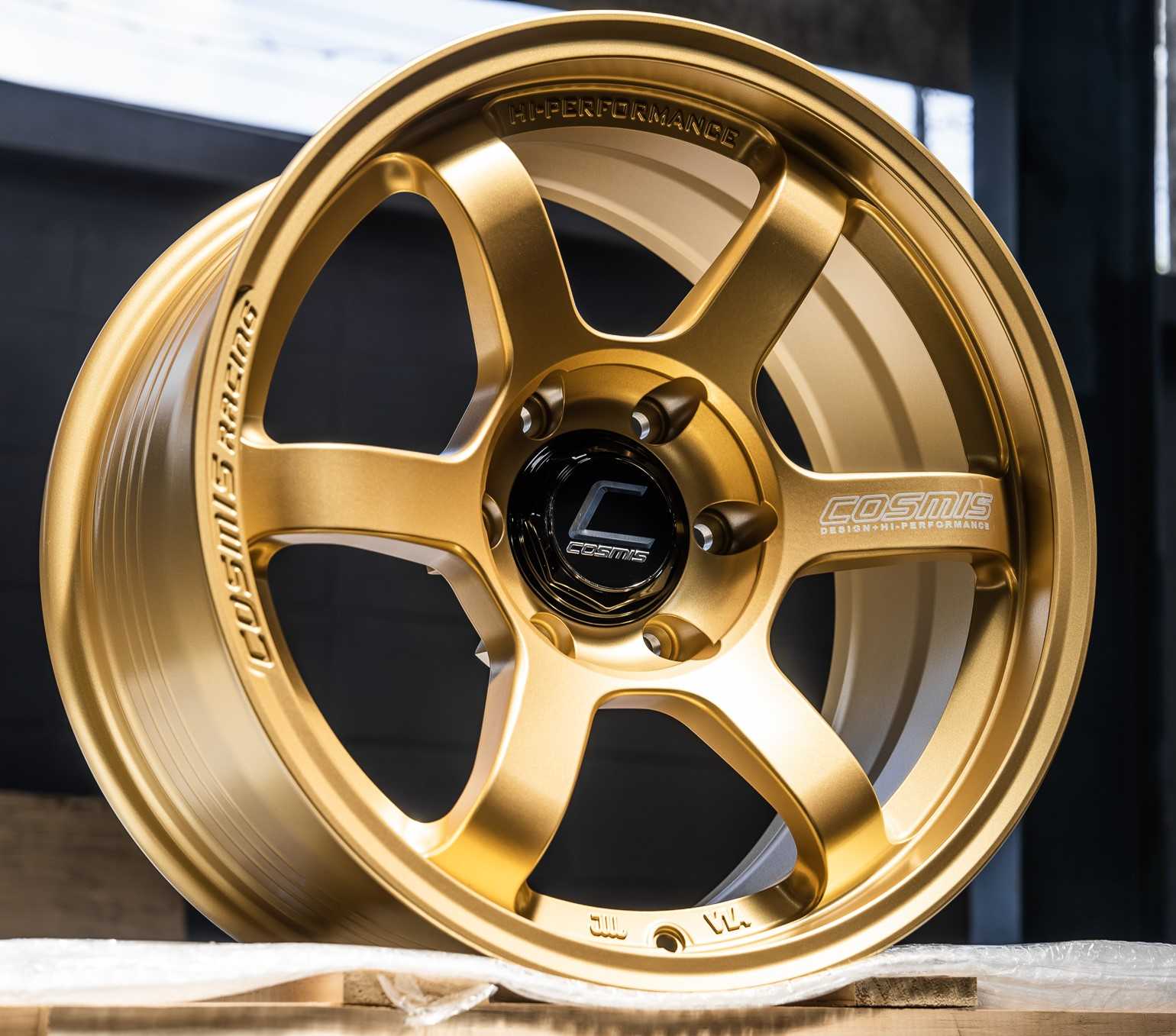 แม็กซ์ RG-06SN 18X9.0 6X139.7 ET0 CB.106.1 MATT CANDY GOLD+PLATE(สีทองด้านทั้งวง+เพลท)Custom