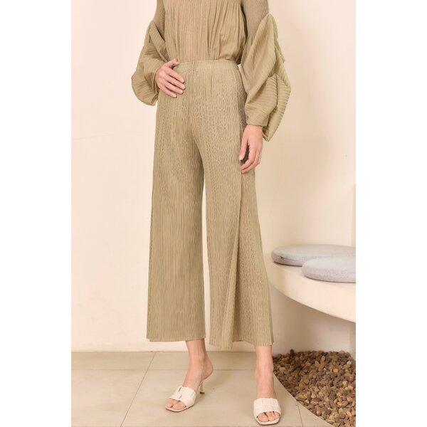 เพิ่มสีใหม่ ยาว37นิ้ว! 2MUAY รุ่น GJO7271 กางเกงอัดพลีทงานคุณภาพ BAT STRAIGHT LAYER PLEATED PANTS...
