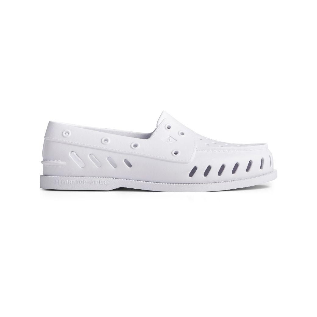 SPERRY STS86493 A O Float White  รองเท้าโบ๊ทชูส์ ผู้หญิง สีขาว ( BOAT )