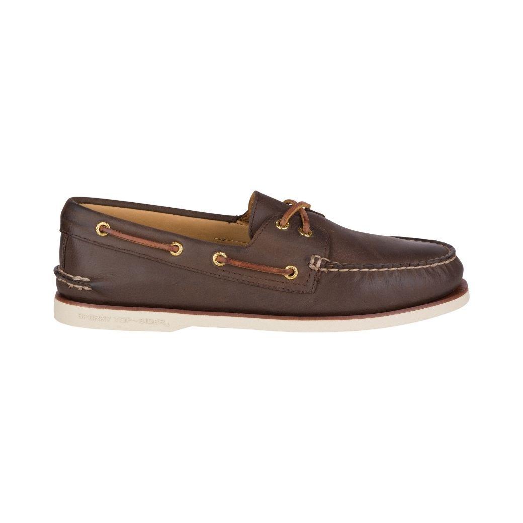 SPERRY 0219493 Gold A O 2-Eye Brown  รองเท้าโบ๊ทชูส์ ผู้ชาย สีน้ำตาล ( BOAT )