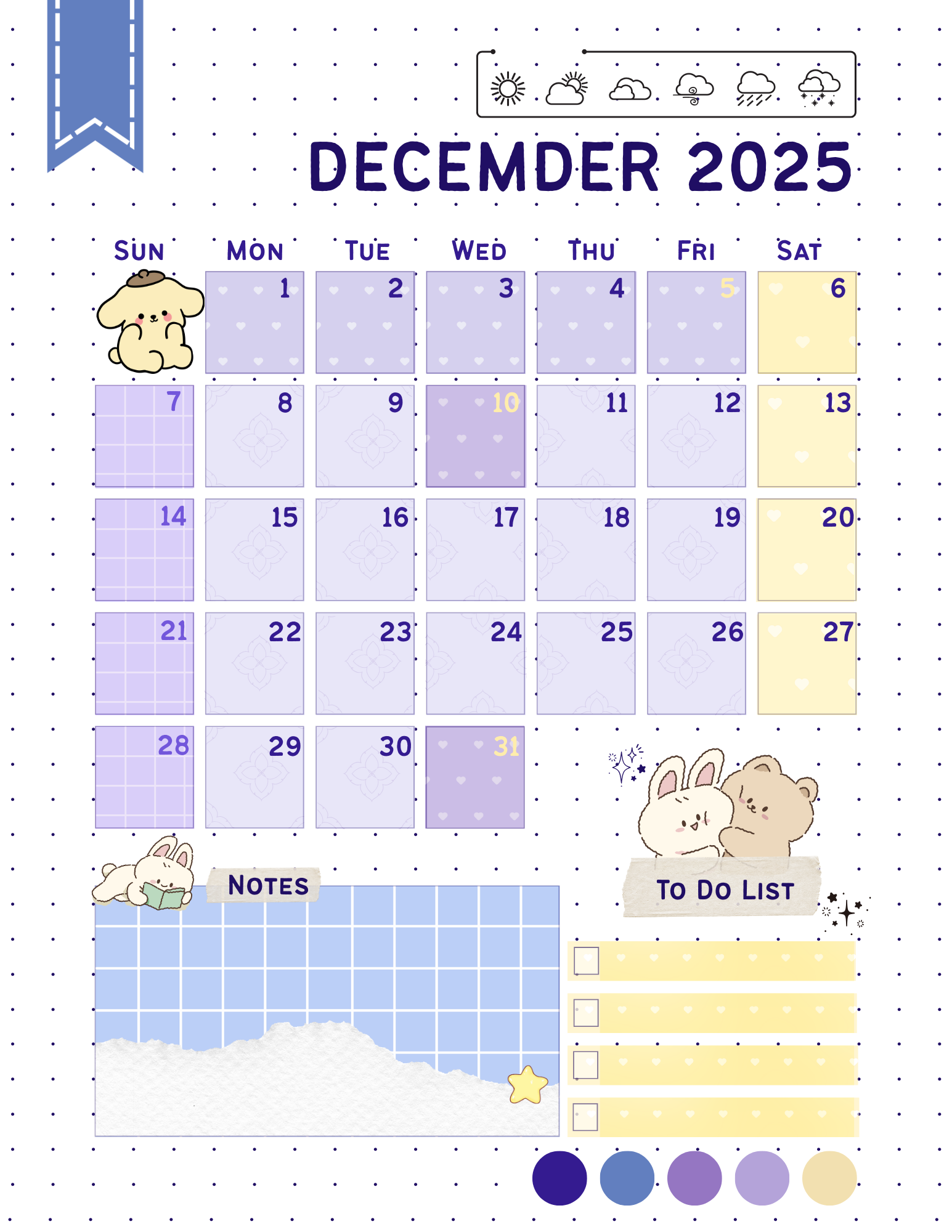 มันม่วงม่วง Digital Planner